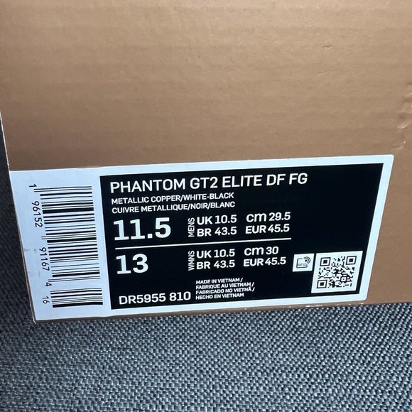 Nike Phantom GT2 Elite DF FG ‘Generation Pack’ Soccer New DR5955-810 Men’s 11.5 - Picture 12 of 12